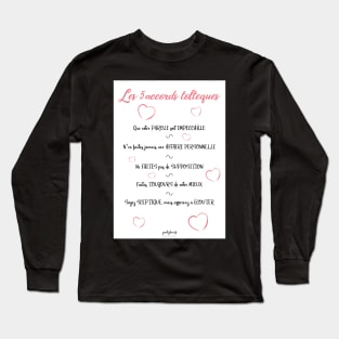 Toltec agreements poster Long Sleeve T-Shirt